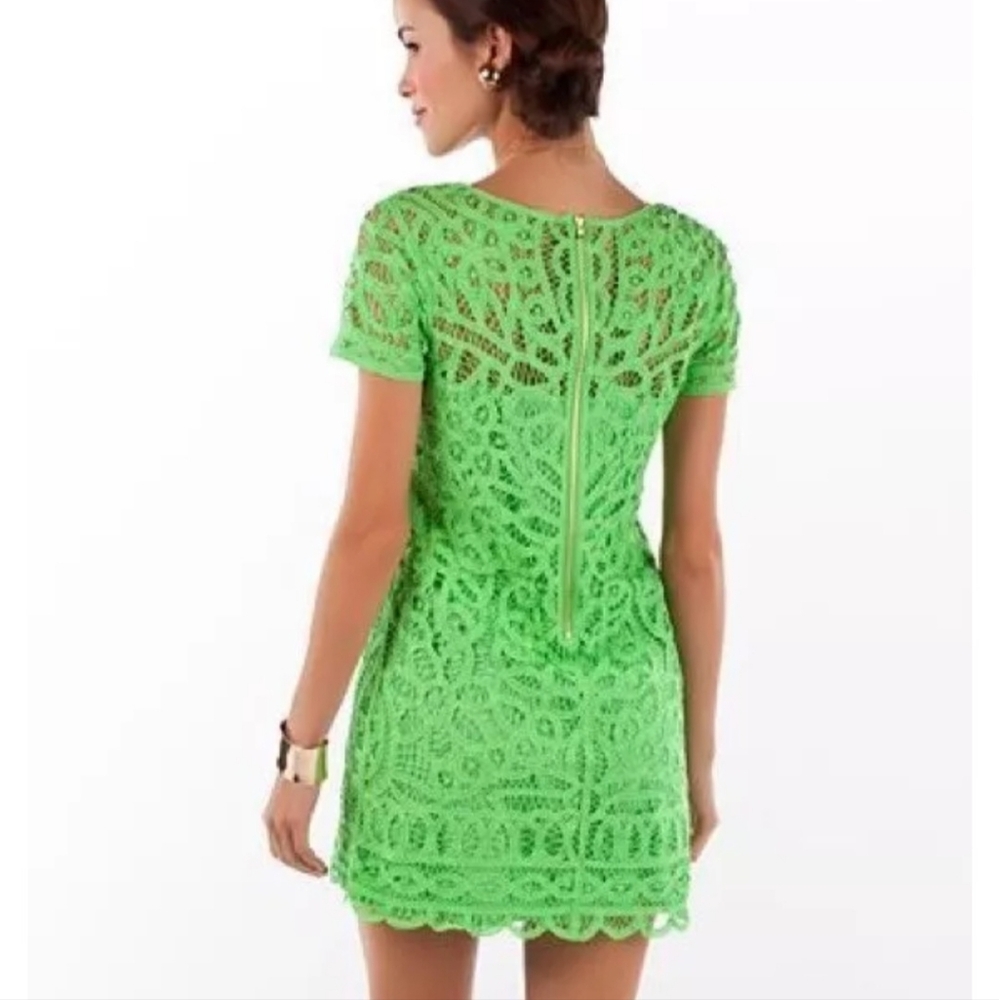 Lilly Pulitzer Green Lace Dress